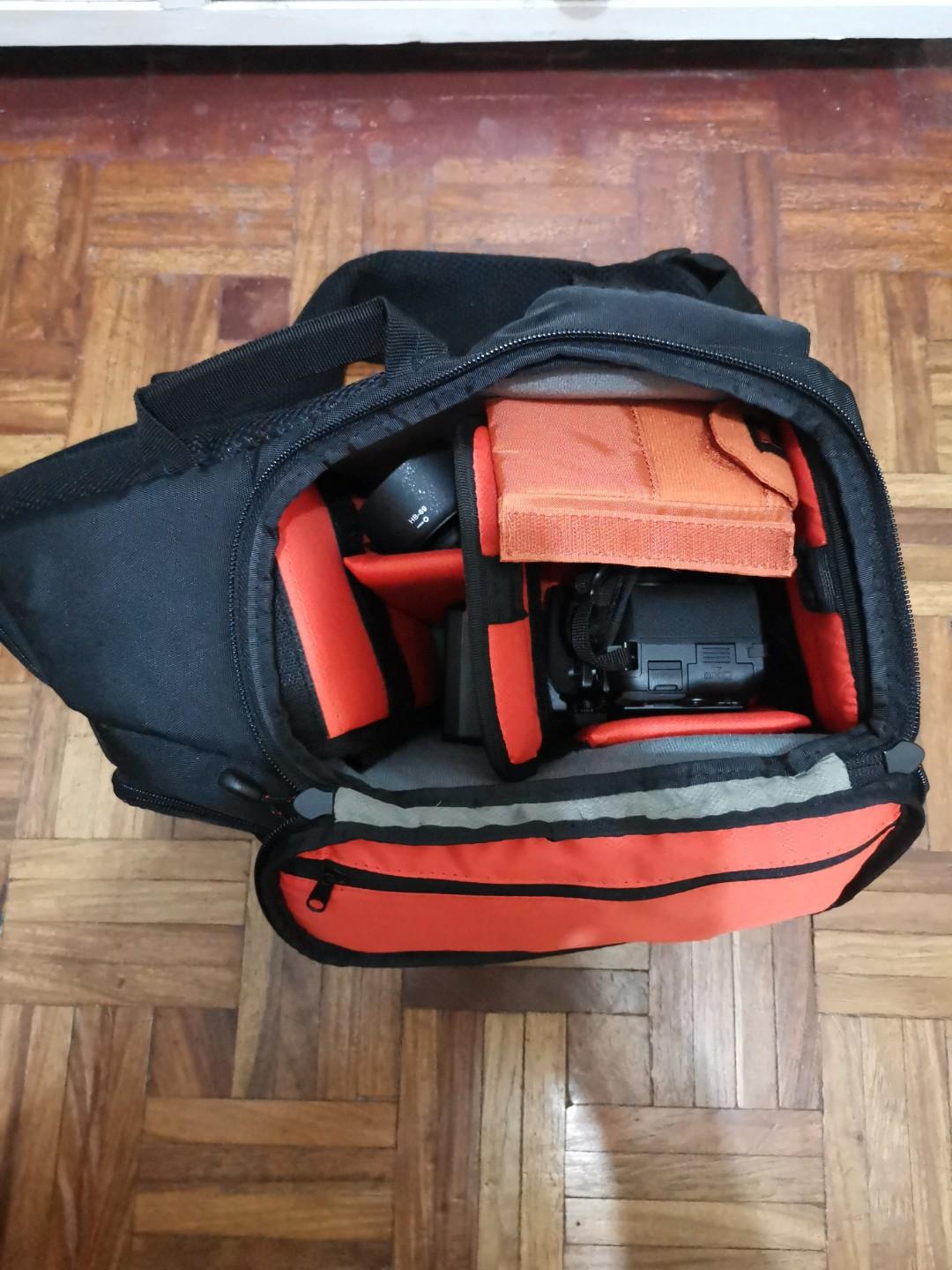 Case Logic DSLR cross body bag (Category: Camera Bags & Carriers) located in Manila. Submitted by golden_infinity (Listing ID 256414202, Image 2). Description: Used only twice. like new you can rest your elbow on the bag to take steady shots. perfect for carrying drones as well brandnew of this bag is around 4 to 5k..