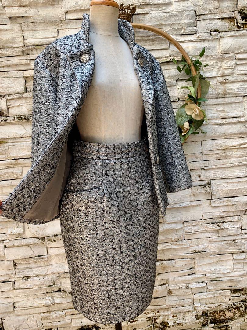 Chanel skirt set, Women's Fashion, Tops, Other Tops on Carousell