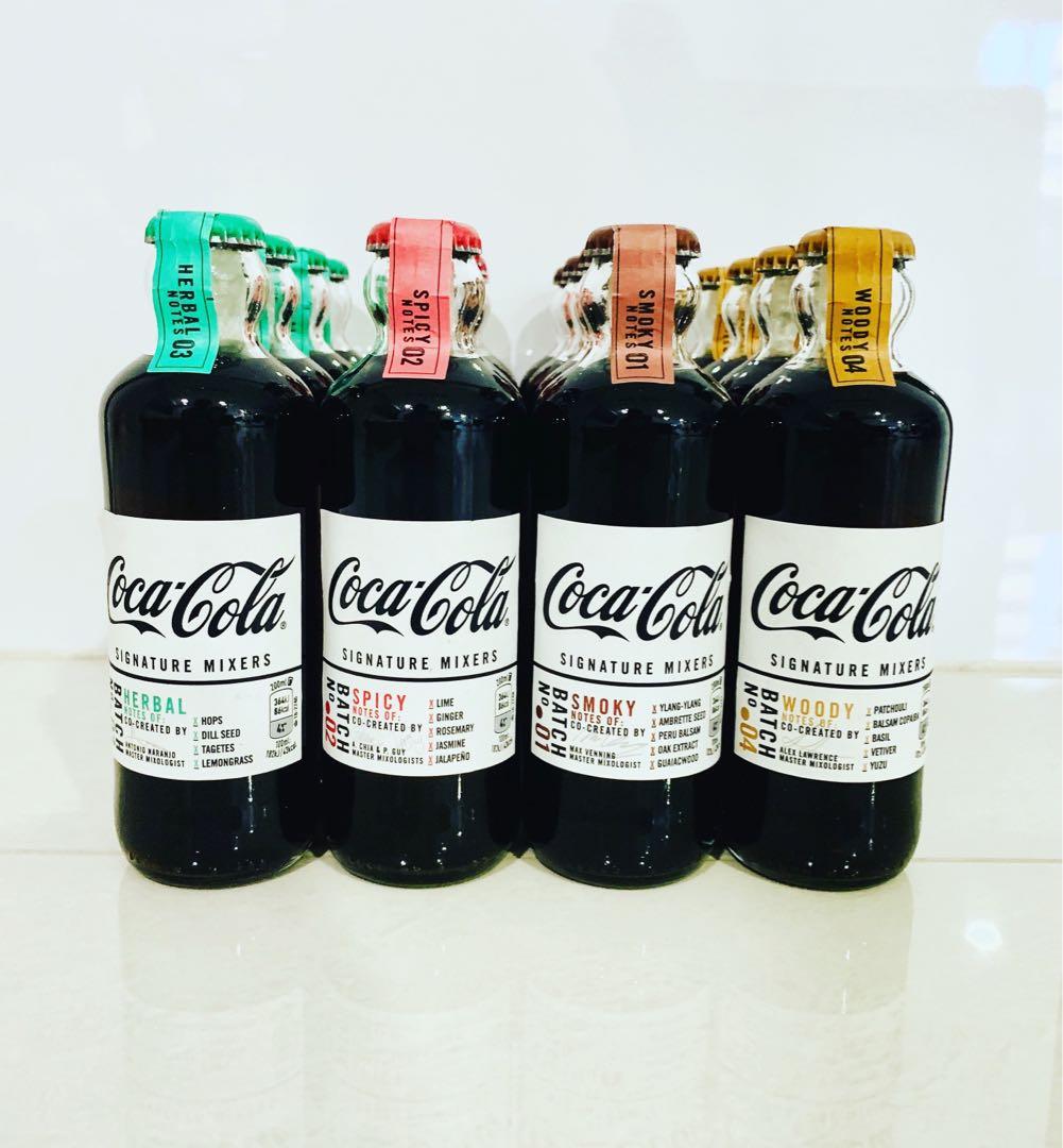 CocaCola Signature Mixers 200ml Herbal Spicy Smoky Woody, Food & Drinks, Alcoholic