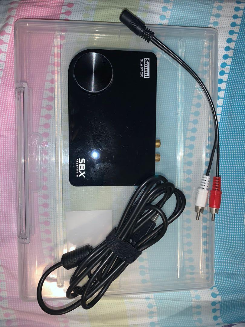 Creative Sound Blaster SBX Pro Studio (USB), Audio, Other Audio Equipment  on Carousell