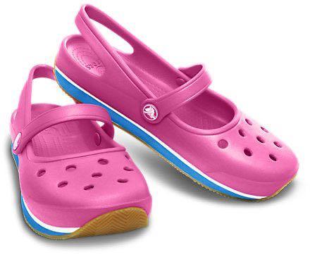 Mary jane crocs pink sale