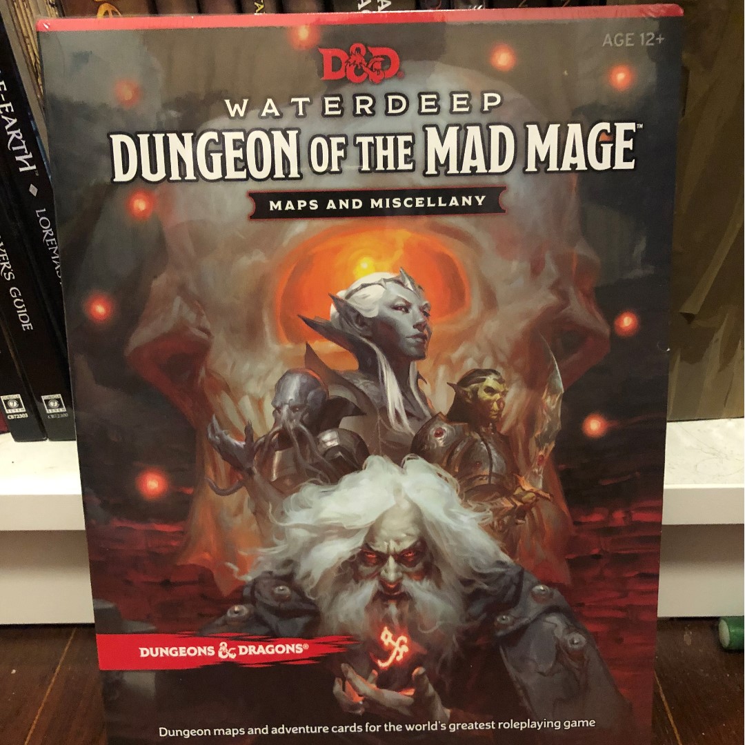 Dungeon Of The Mad Mage Maps And Miscellany D&D Waterdeep Dungeon Of The Mad Mage Maps And Miscellany, Hobbies & Toys,  Toys & Games On Carousell