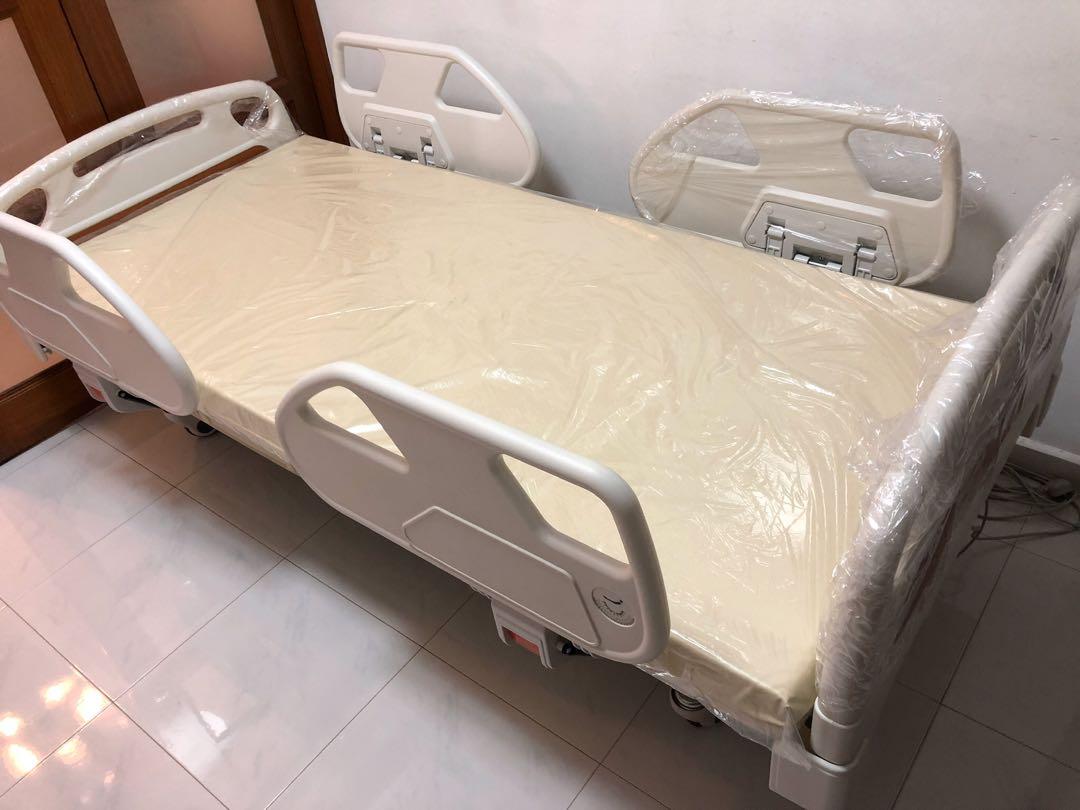 Electric hospital bed with air mattress, Furniture & Home Living