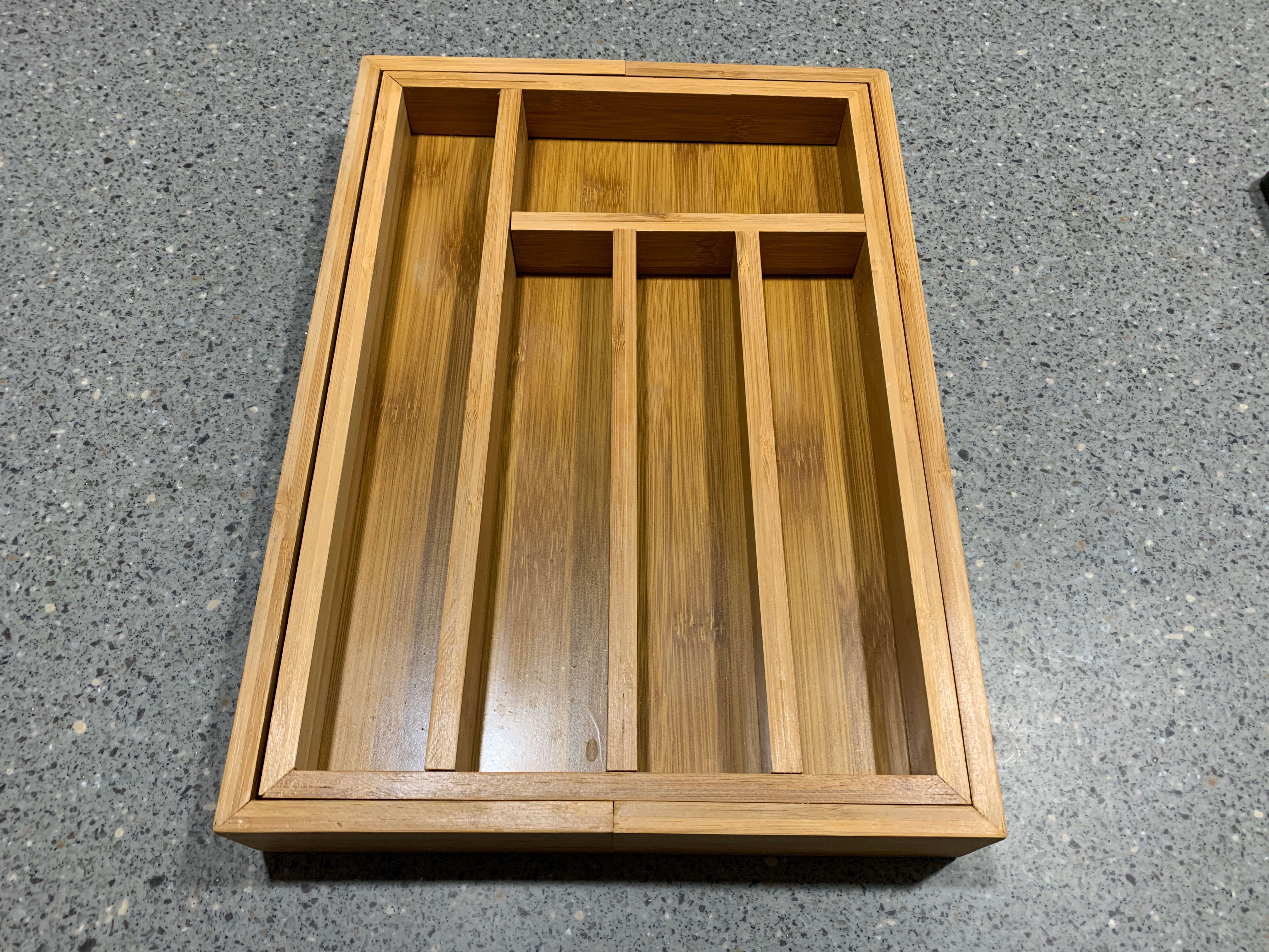 Expandable Wooden Kitchen Drawer Organizer Hipvan On Carousell