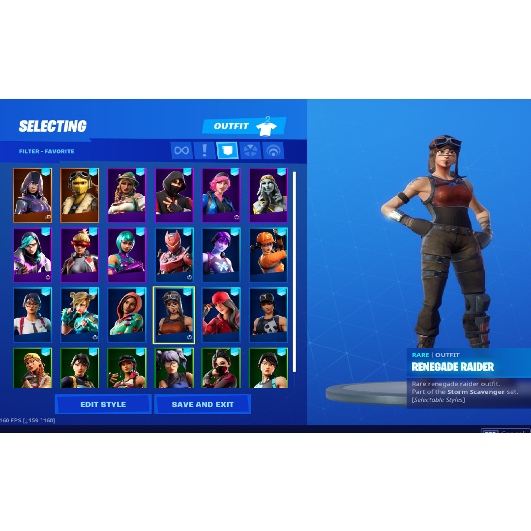 Fa Renegade Raider Raider S Revenge Stacked Crazy Og Fortnite Account Toys Games Video Gaming Video Games On Carousell