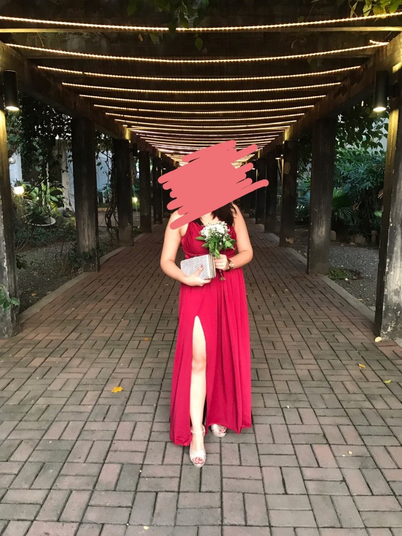 infinity dress with slit