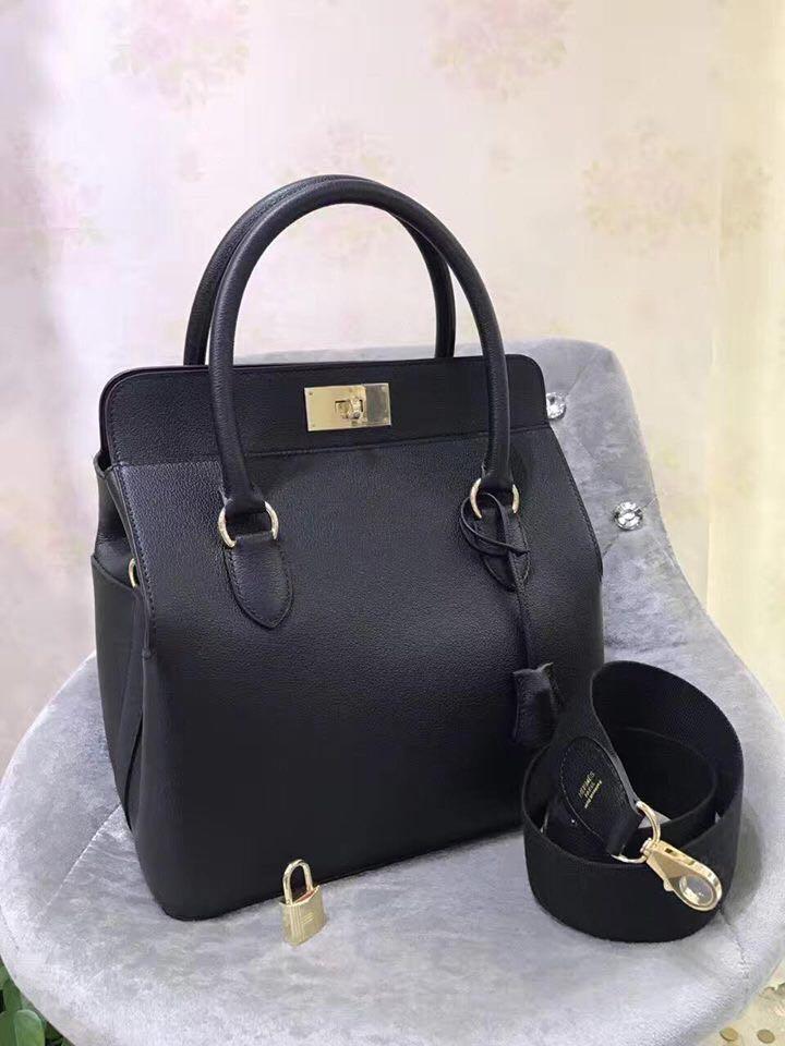 Hermes Toolbox 26 Black GHW Carousell