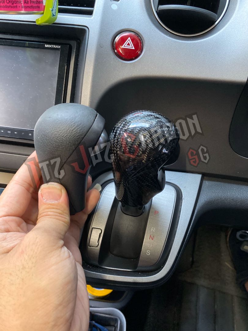 Honda Stream RSZ Carbon Gear Knob Car Accessories Accessories on