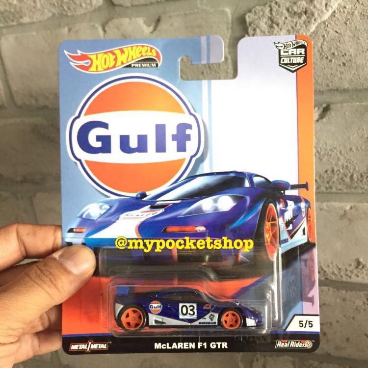 Hot Wheels Premium Mclaren F1 Gtr Car Culture Gulf Series Hobbies Toys Toys Games On Carousell