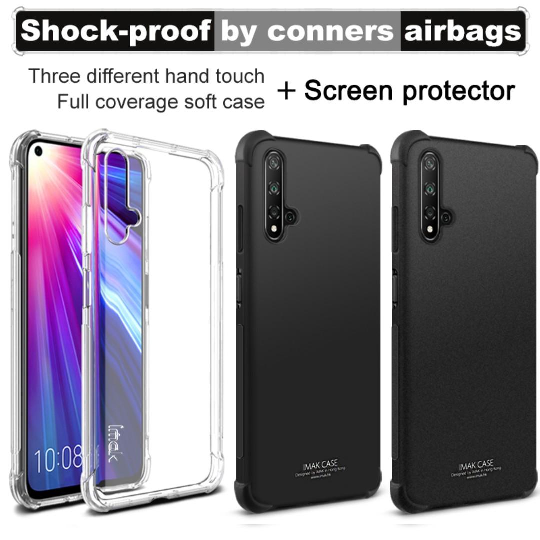 Case for Huawei Nova 5T Protective Case anti Shock Phone Case Transparent  Cover