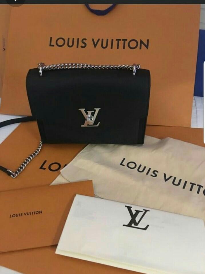 Louis Vuitton Lock Me Ever BB, Barang Mewah, Tas & Dompet di Carousell