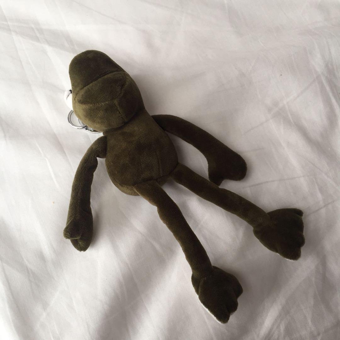KAWS Kermit Keychain Plush, Hobbies & Toys, Toys & Games on Carousell