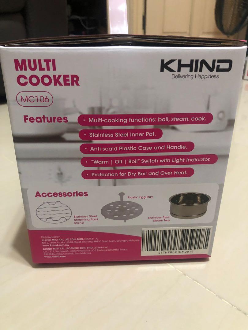 Khind Multi Cooker TV Home Appliances Kitchen Appliances Cookers on Carousell