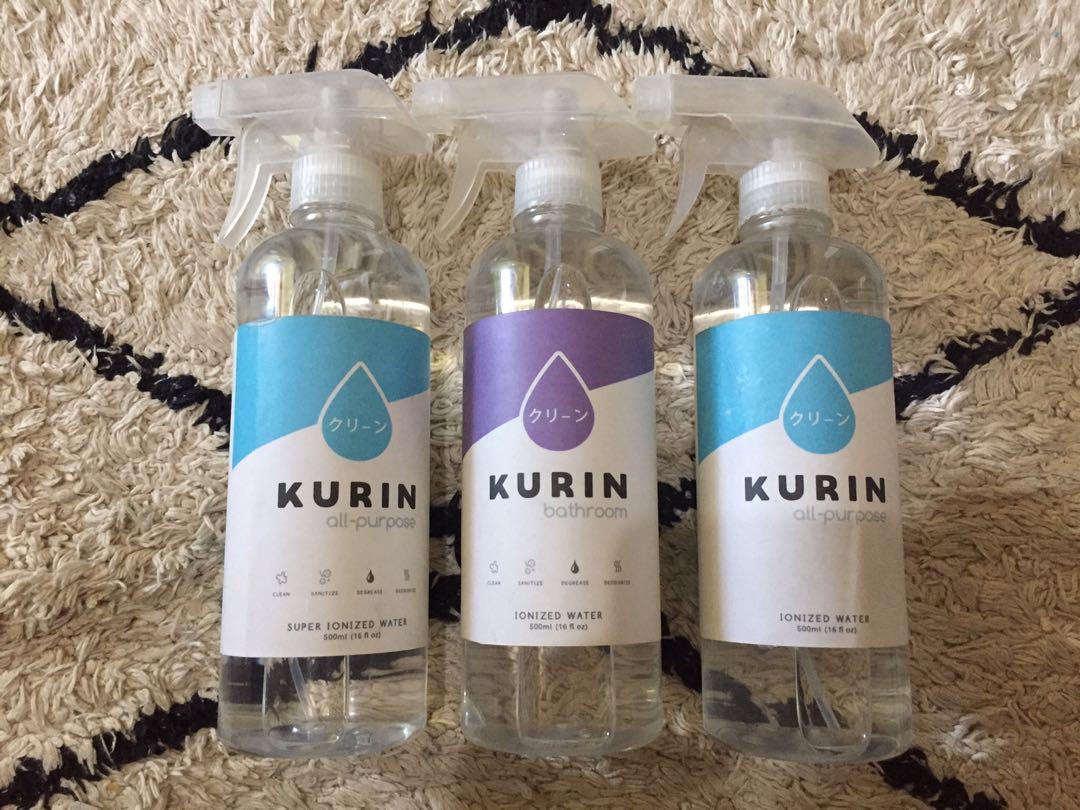 Kurin Cleaning Ionized Water Furniture Home Living Cleaning Homecare Supplies Cleaning Tools Supplies On Carousell We bring to you the world's opening time. kurin cleaning ionized water
