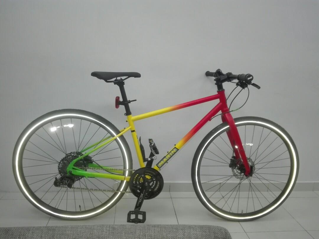 Marin Muirwoods Rasta Special Edition, Sports, Bicycles on Carousell