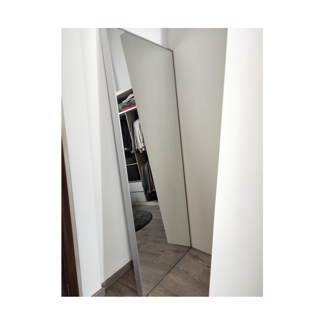 送料込み】 IKEA HOVET 鏡 ミラー 姿見 - 鏡(立て掛け式)