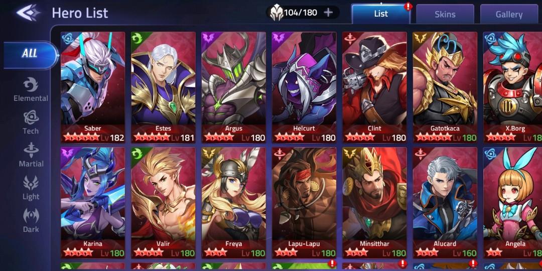 Mobile Legends Adventure With 9 Star Argus And Valir Video Gaming Gaming Accessories On Carousell