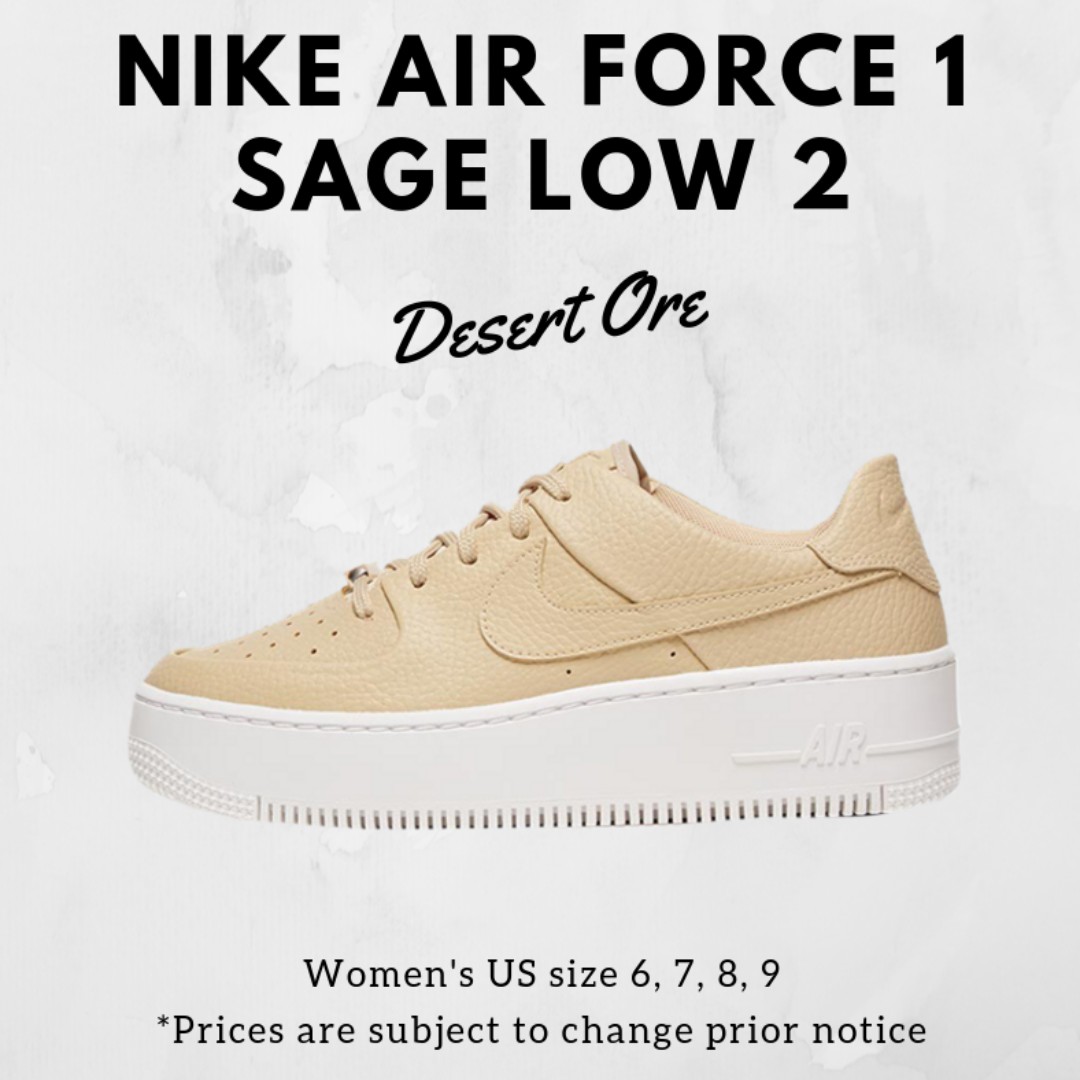 nike air force sage low 2