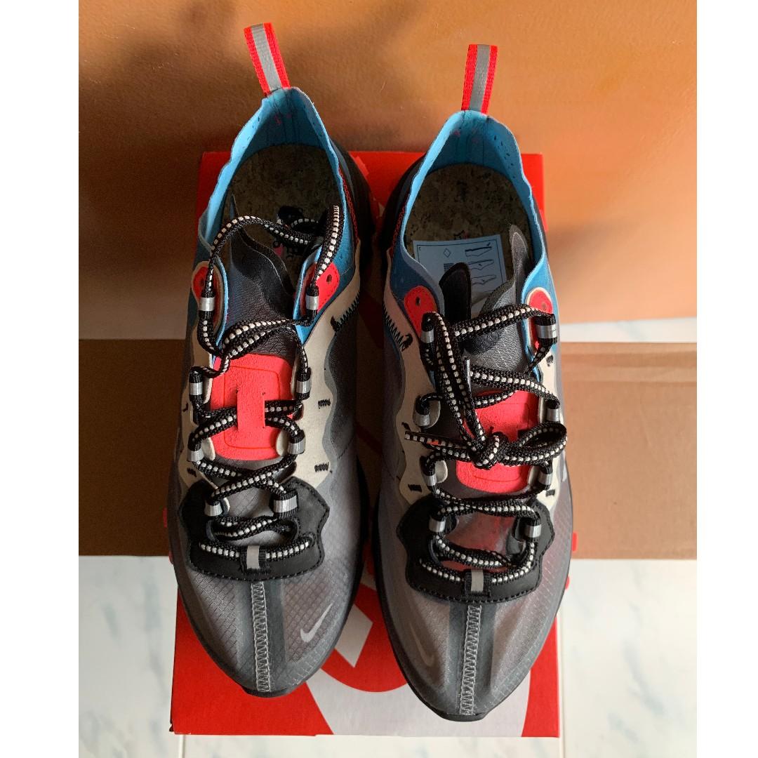 Nike react element 87 sales black cool grey blue chill