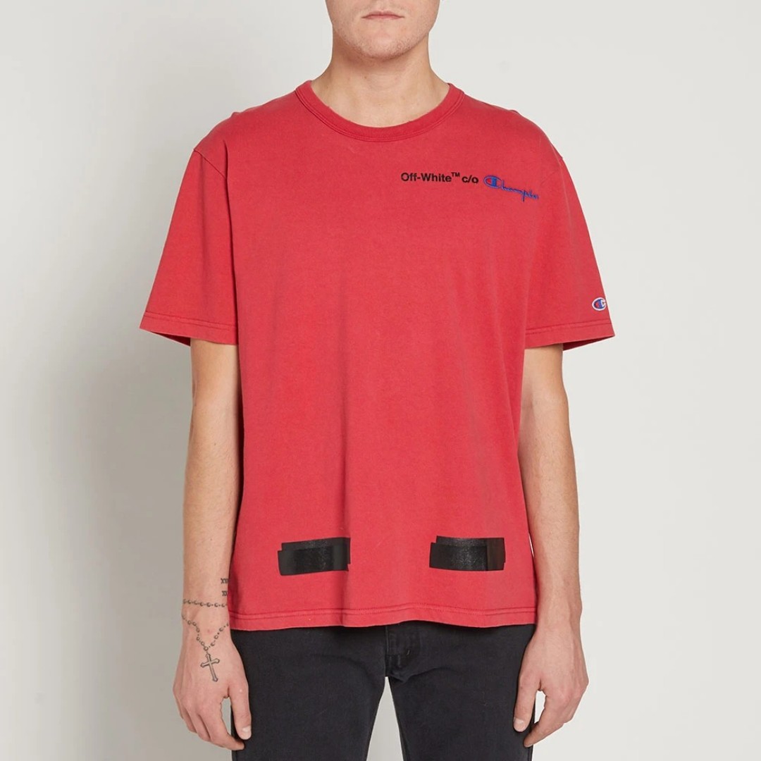 champion tee red