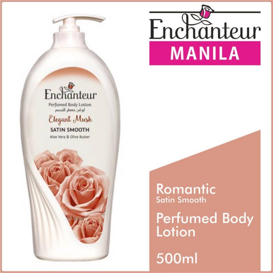 ORIGINAL Enchanteur Perfumed Body Lotion 500ml ELEGANT MUSK, Beauty