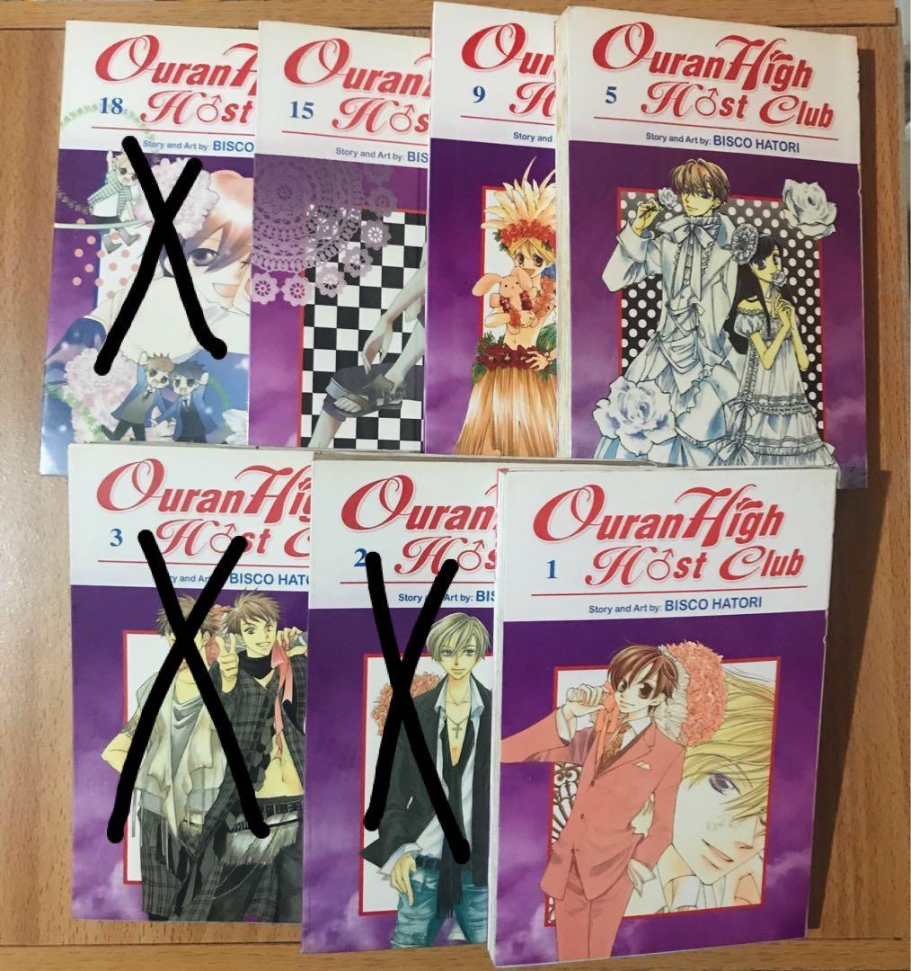 Ouran High School Host Club Manga (Vols. 1, 5, 9, 15), Hobbies & Toys,  Books & Magazines, Children's Books on Carousell