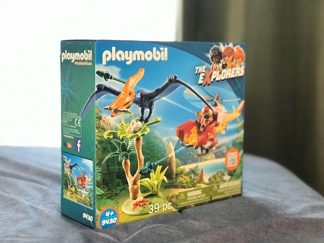 playmobil adventure copter with pterodactyl