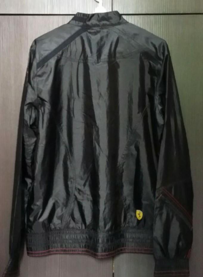 Puma x1 Ferrari Black Windbreaker Biker Jacket Motorcycles