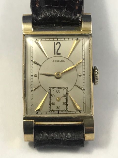 Rare 1930s Jaeger LeCoultre Uniplan Watch