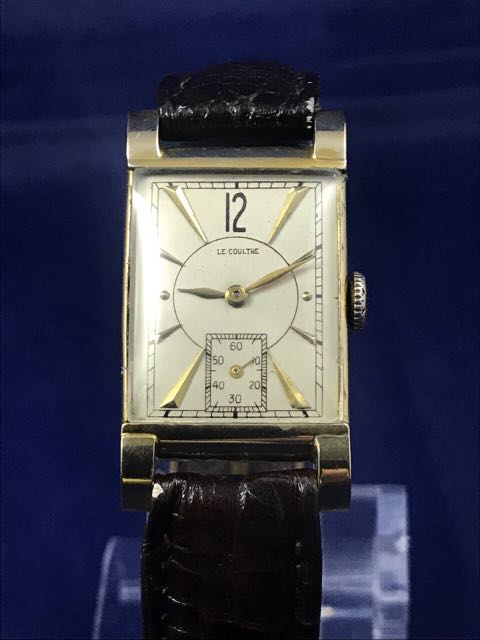Rare 1930s Jaeger LeCoultre Uniplan Watch