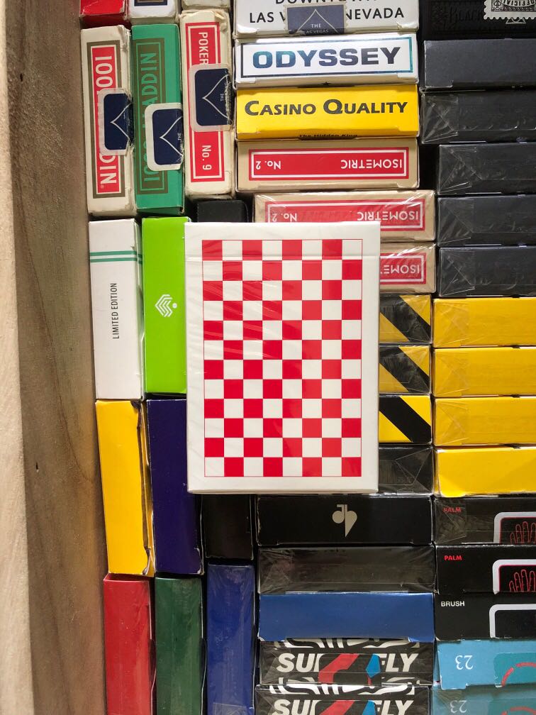Mazzo Di Carte Anyone Red Checkboard - Edizione Limitata