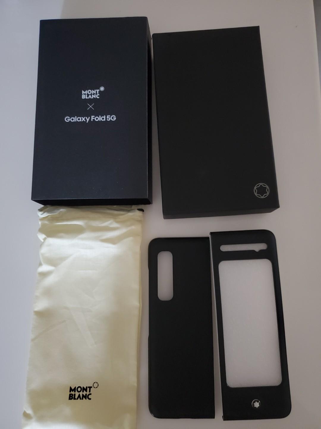 (新品未開封)Montblanc ケース(galaxy fold用) Fold Montblanc Samsung Case Mont Blanc Samsung Fold Case TGS