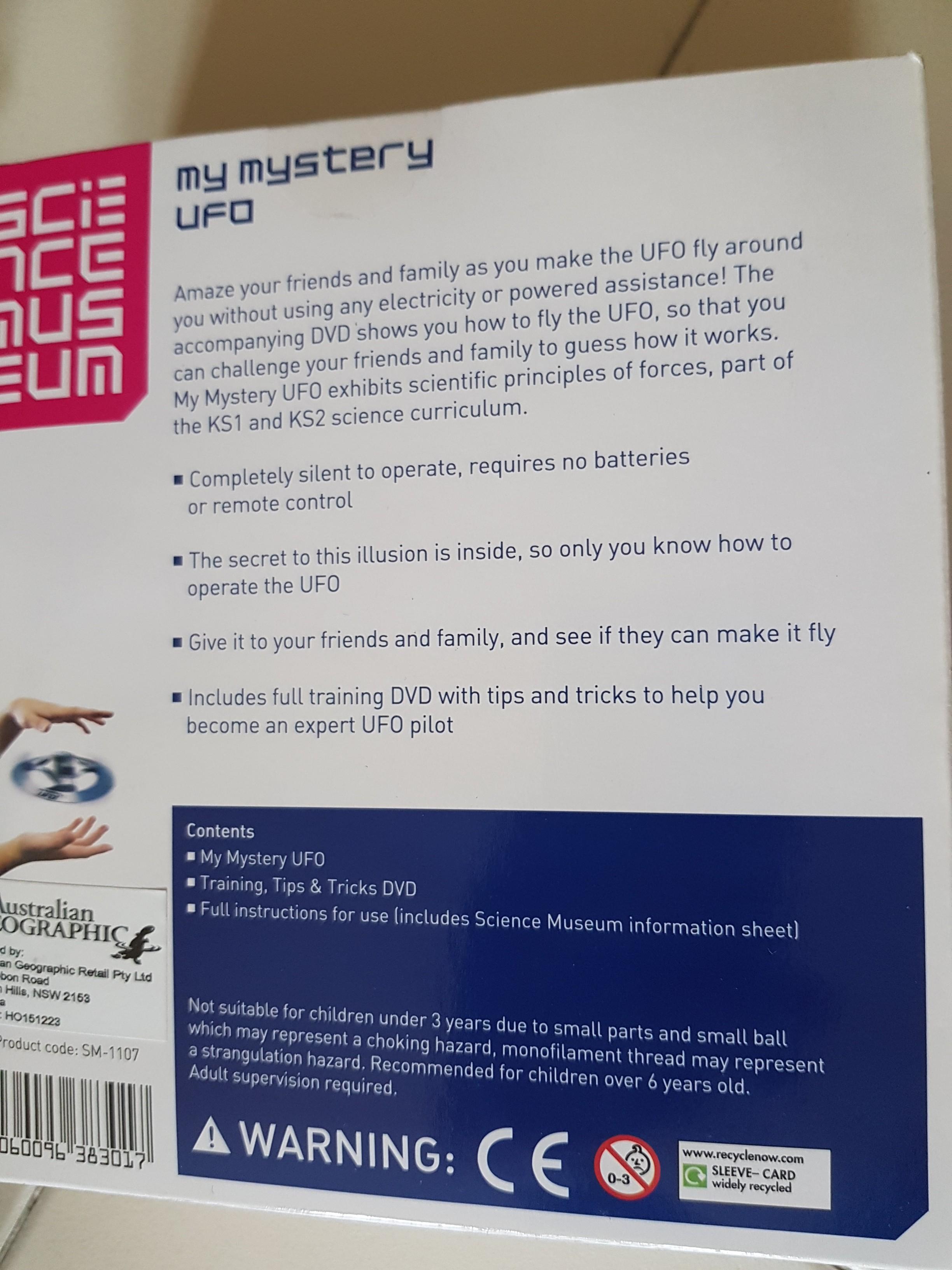 Science Museum My Mystery Ufo Toys Games Others On Carousell