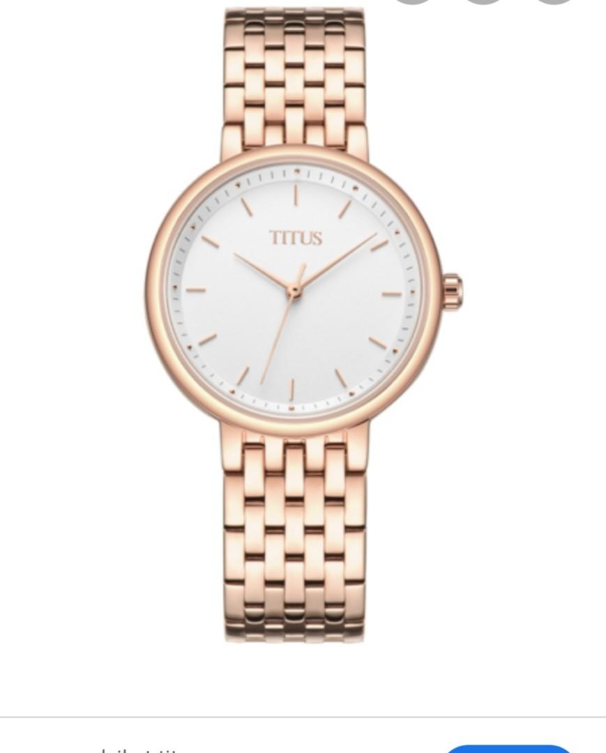 Titus rose online gold watch