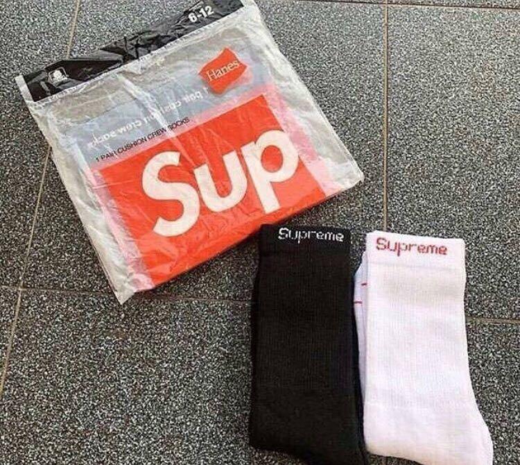 supreme crew socks