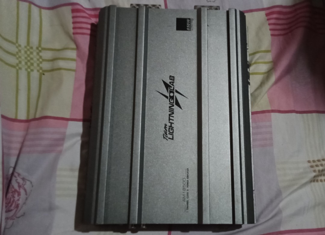 Team lightning lab 850w car/power amplifier, Audio, Portable Audio