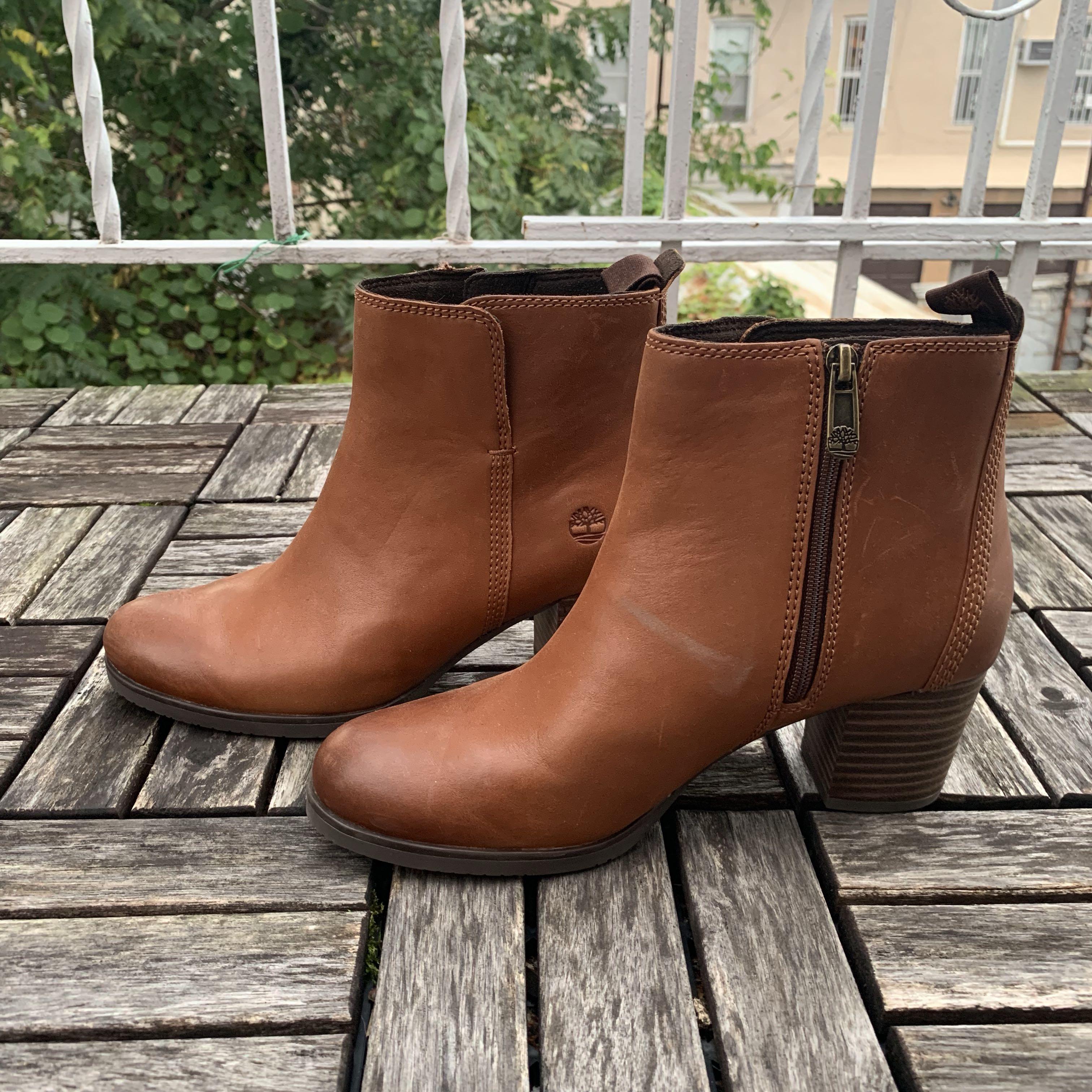 timberland high heel boots womens