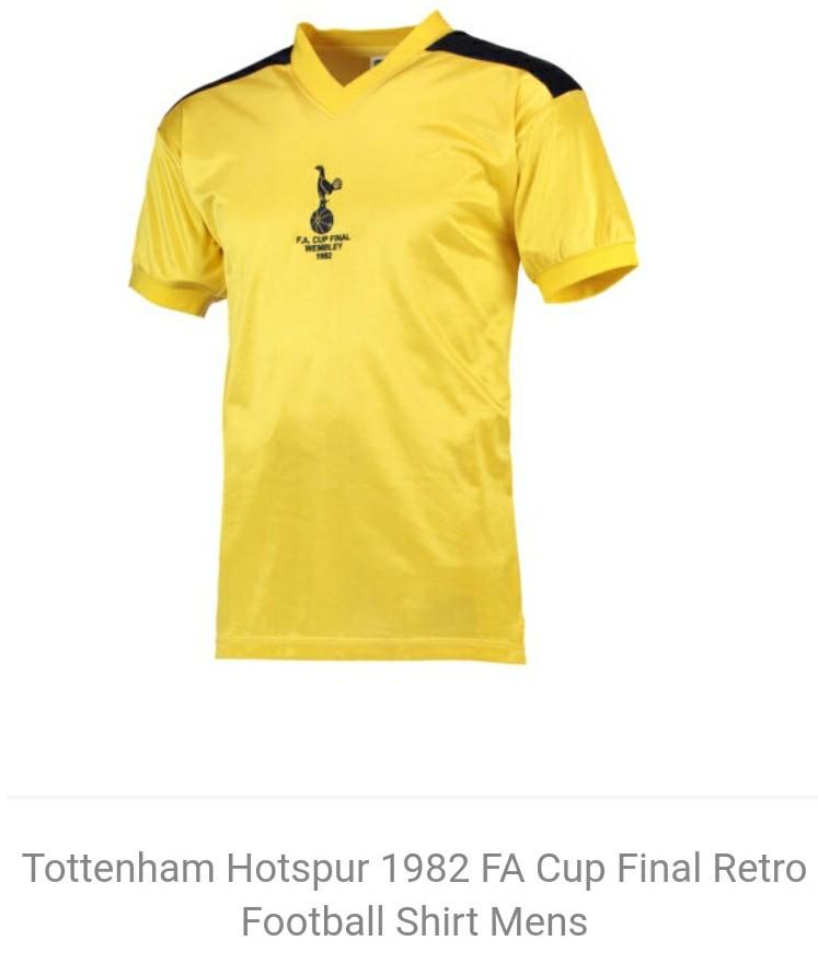 tottenham 1982 shirt