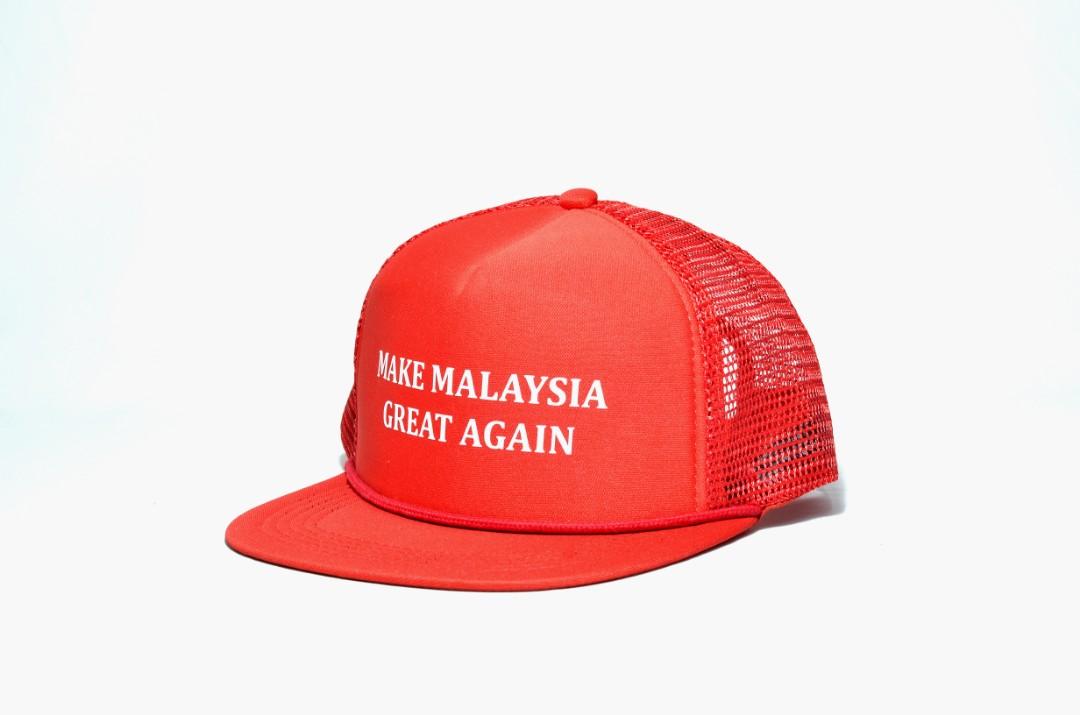 Trucker Cap Make Malaysia Great Again Men S Fashion Accessories Caps Hats On Carousell