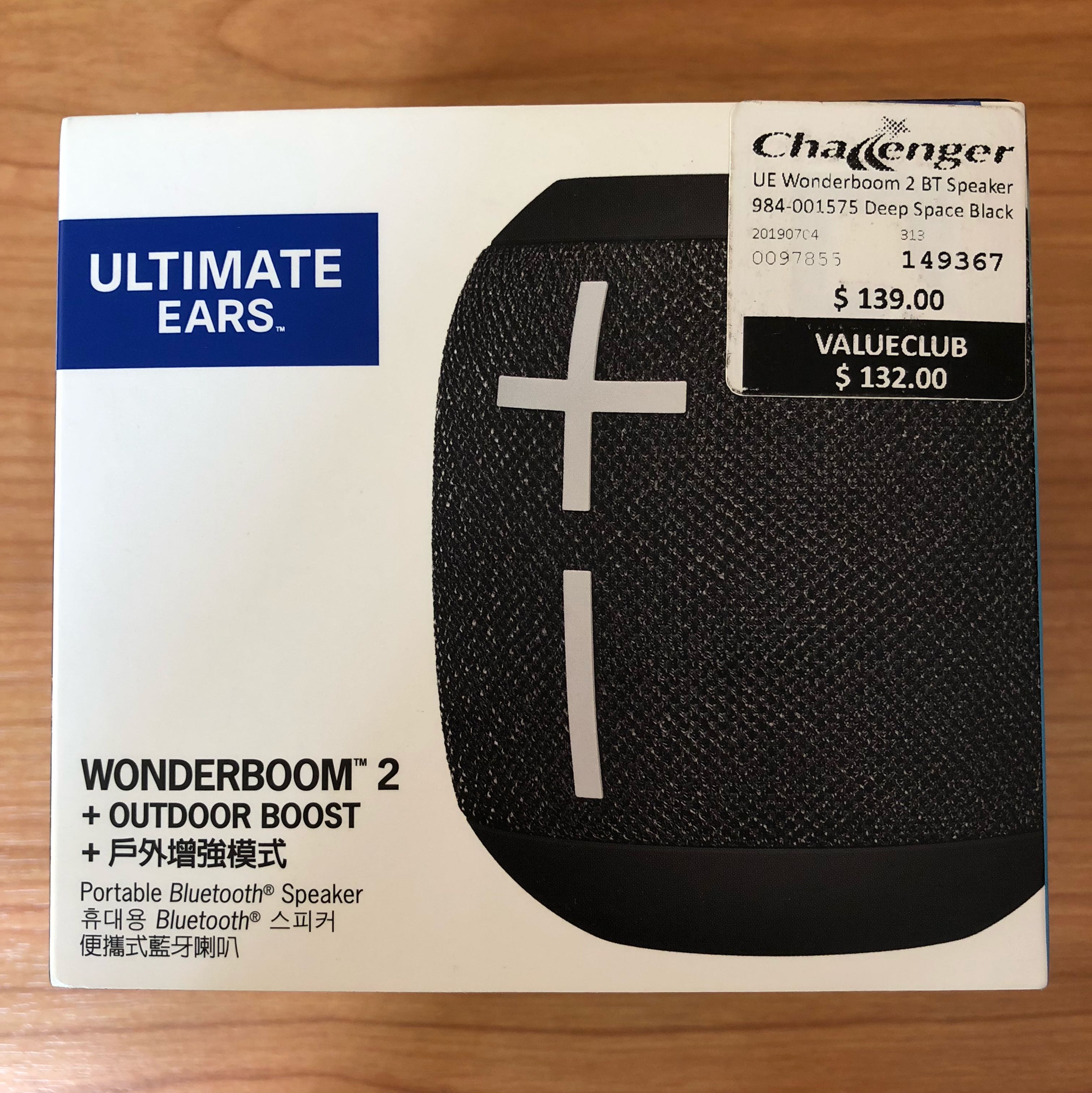 Ultimate Ears UE Wonderboom 2 Outdoor Boost Portable Bluetooth