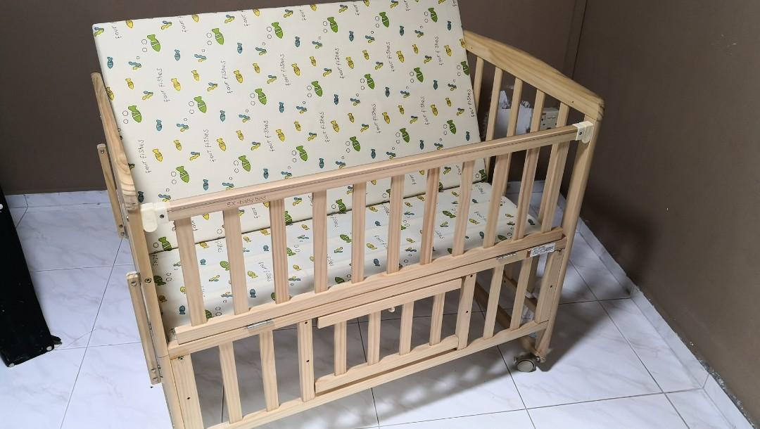 Used baby bed, Babies & Kids, Baby Nursery & Kids Furniture, Cots & Cribs on Carousell