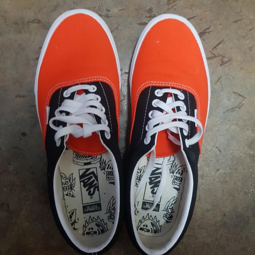 Vans era mens Orange outlet