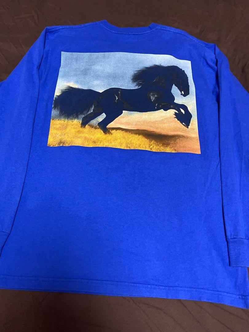 Vintage Supreme Horse Long sleeve tee t shirt Men s Fashion Tops