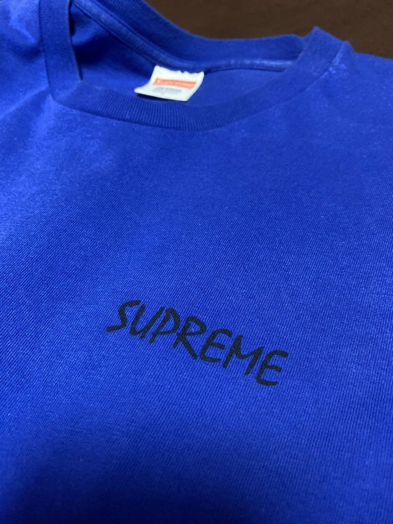 supreme long sleeve blue