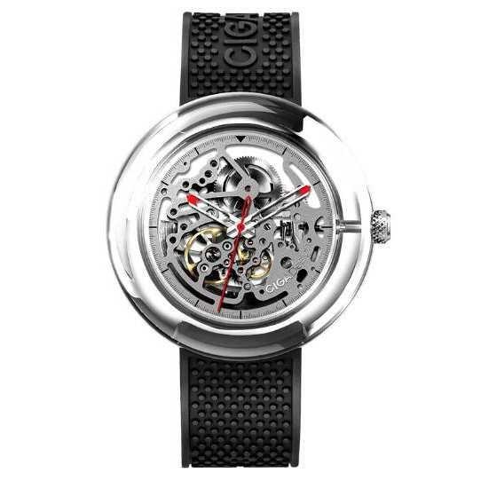 xiaomi ciga t series jam tangan mechanical watch hollow silicone strap titangadget fesyen pria jam tangan di carousell