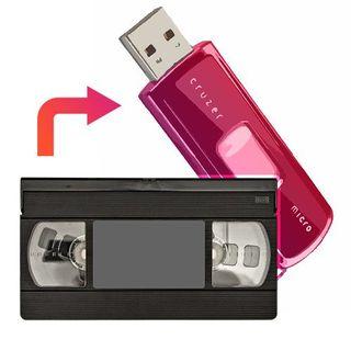 VHS to PC. USB Video Capture kit. VHSC, HI8, MiniDV, VHS to Windows PC MP4  DVD