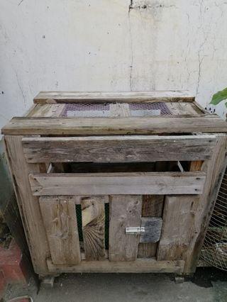 pallet dog cage