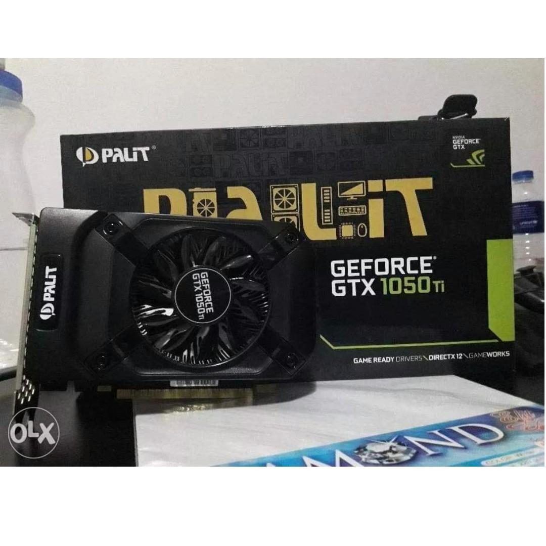 6pcs Palit StormX GTX 1050 ti 4gb DDR5 No 6 Pin Looks new w box