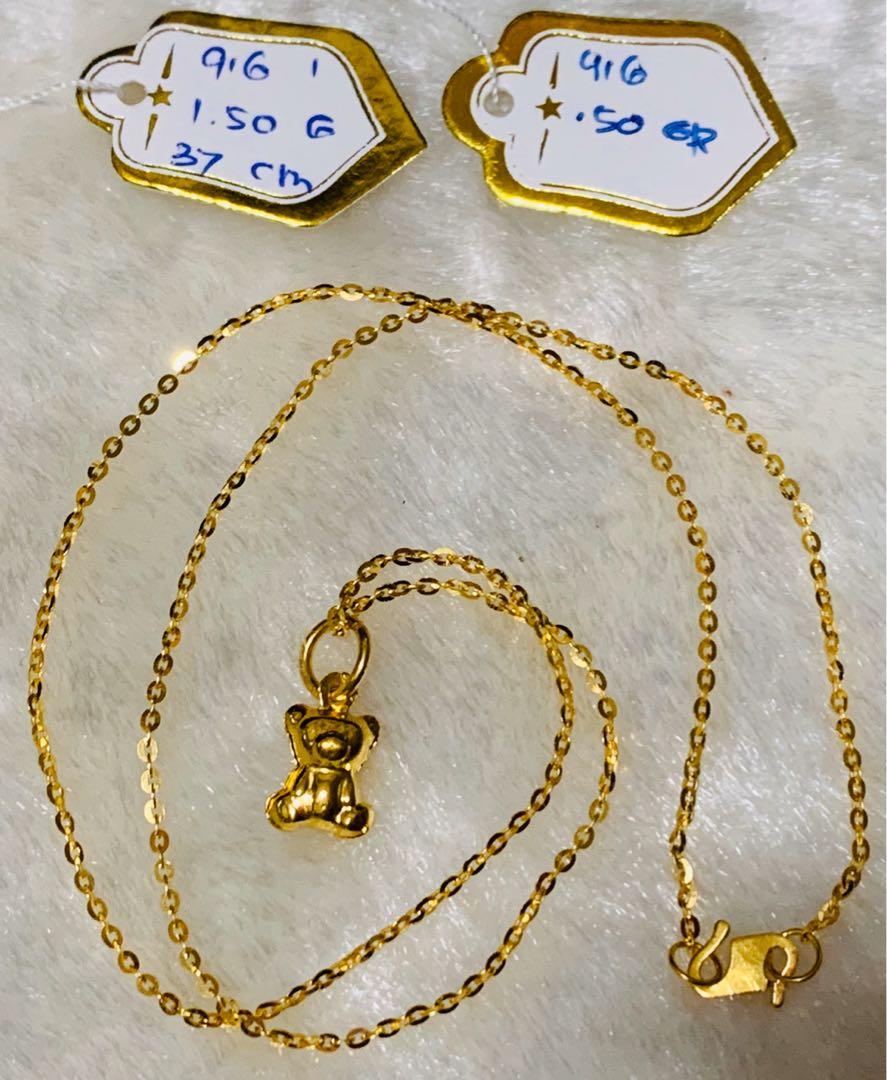 916 Gold Baby Kid Necklace