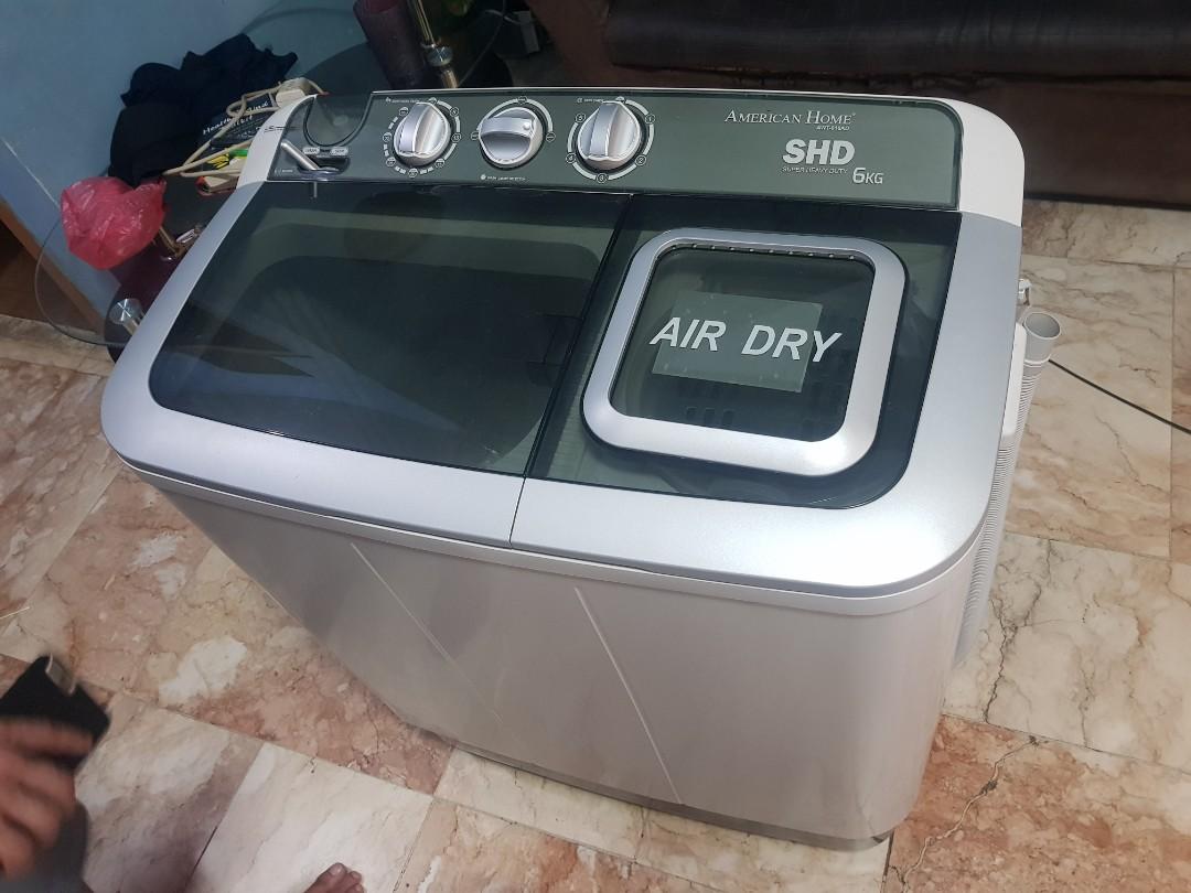 American Home Washing Machine w Air Dry TV Home Appliances